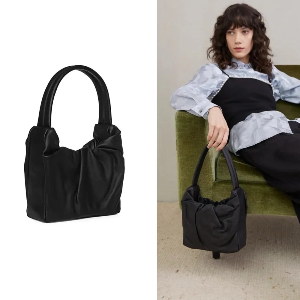 STAUD Black Felix Shoulder Bag